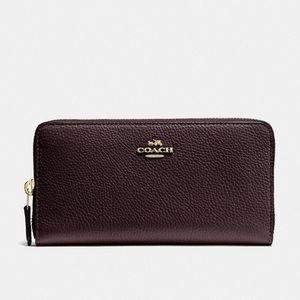 Coach Wallet - Oxblood / Wine / Maroon